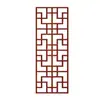 Porta e Janela Antiga Chinesa com Treliça Cortada em Madeira Maciça Divisória de Fundo Janela de Madeira com Flores Decoração de Treliça Treliça de Janela Escultura em Madeira Dongyang