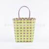 Bolsa de alta qualidade tecida à mão cesta de compras DIY saco de mão presente cesta de legumes