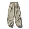 Calça Casual Listrada Estilo Americano Black Fleet para Homens e Mulheres, Calça Funcional para Esportes ao Ar Livre e Trabalho, Impermeável, Corta-vento, Secagem Rápida, Calça Paraquedista