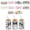 Sanrio coolometi UV DTF transferencia cristal transparente pegatinas impermeable resistente a rayones caricatura al por mayor transfronterizo