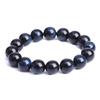 Pulsera de Ojo de Tigre Natural de 10 mm Yoga Pulsera de Hilo Elástico de una Sola Vuelta Hecha a Mano con Cuentas Pulsera de Ojo de Tigre para Hombre