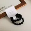 2 Peças~ Novos Elásticos de Cabelo de Qualidade Coreana Que Não Danificam o Cabelo, Elásticos de Borracha Suaves e Altamente Elásticos Anéis de Cabelo