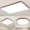 Luminária de teto ultrafina e sem costura de 7 cm para sala de estar, 6 unidades na cor nogueira, minimalista, protetora para os olhos, para hall de entrada principal, item padrão