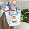 Bolsa de Gelatina Original de Dibujos Animados Lindos Tengyi, Bolso Versátil para Niñas, Bolso de Playa para Viajes, Bolsa Transparente para la Costa, Venta al por Mayor