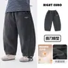 Calça Europeia Masculina de Inverno com Plus Veludo Calça de Bebê Faca Torto Calça Casual Espessa para Meninos Roupa Infantil Calça Longa Infantil Roupas de Inverno