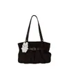 Bolsa Tote Grande Capacidade Casual para o Dia a Dia, Nova Moda 2026 Transfronteiriça, Bolsa de Ombro de Alta Qualidade, Bolsa Feminina Estilosa e Simples