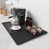 Amazon Máquina de Café Alfombrilla de Silicona Bandeja Mostrador de Bar Herramienta de Drenaje para Taza de Agua Protección de Platos Mesa Aislamiento Térmico