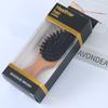 Cepillo de cerdas peine pequeño peine de masaje peine de madera portátil peine para alisar el cabello cepillo inteligente con cojín de aire color madera cruda peine para el cabello al por mayor
