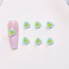 Bestseller transfronterizo 5mm flor pequeña colorida suculenta accesorios para arte de uñas resina piezas pequeñas pinzas para el pelo, pendientes, decoraciones de uñas DIY