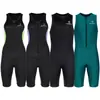 Traje de Buceo Dive&Sail de 2 mm Traje de Buceo de una Pieza con Apertura Frontal Chaleco sin Mangas A prueba de Frío y Cálido Traje para Snorkel y Surf