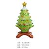 Balão de filme de alumínio de Natal Papai Noel Árvore de Natal Açúcar Presente Lâmpada Decoração Atmosfera Layout Balão de folha de alumínio