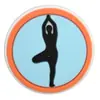 Nuevos Zapatos Perforados de la Serie Deportiva de Yoga, Ropa, Accesorios para el Cabello, Accesorios para Joyería DIY, Parches Suaves de Goma de PVC de Dibujos Animados Planos