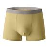 Cuecas boxer de algodão masculinas, calças respiráveis e confortáveis, boxer de algodão com virilha bacteriostática e grafeno respirável, cabeça