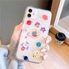 Funda de teléfono para iPhone12 de dibujos animados linda para Apple 15 Funda blanda transparente 14 Distintiva Creativa 13Pro Resistente a caídas