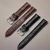 Fabricante Binbang Correa de Cuero Fabricante de Cuero Sintético Venta al por Mayor Directa Correa de Reloj de Cuero de Comercio Exterior Exquisita Borde Suave Impermeable