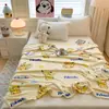 Manta Infantil Pokemon Pikachu Eevee Outono e Inverno Cobertor para Soneca no Escritório Manta Fina Desenho Animado Multiuso