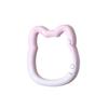 Anel Gato Aberto com Fecho de Mola Colorido Gradiente Gato da Sorte Argola de Mola Chaveiro Acessórios DIY Anel de Conexão de Liga