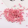 Cuentas de Arroz de Vidrio Sólido Coloridas Asimétricas de 5 mm para Pulsera Collar Hecho a Mano DIY Accesorios de Material para Joyería