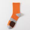 Calcetines deportivos a juego color hombre algodón desodorante absorbente de sudor calcetines de tubo medio otoño e invierno adolescentes calcetines de baloncesto prácticos profesionales americanos
