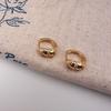 Pendientes de circonita con estilo fragante y hebilla para las orejas, combinables con todo, de alta gama, con un toque de celebridad de Internet, elegantes y elegantes, con hebilla para las orejas para mujer.