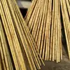 Cañas de bambú anticorrosivas, mamparas decorativas de bambú, postes de valla para exteriores, barandillas de jardín, enrejados de bambú para techos interiores