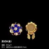 Botões de Ponto Cheio com Strass Forma de Girassol Alto Brilho Strass Decorativo Suéter Jaqueta Roupas DIY Acessórios Atacado