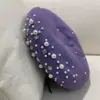 Fábrica de Boina de Lã Transfronteiriça Outono e Inverno Pequena Boina Estilo Chanel Chapéu de Artista Infantil Quente Em Estoque Atacado