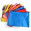 Bolsa con cremallera A4 con diseño de fútbol bolsa para documentos de tela Oxford bolsa para documentos impermeable personalizada estuche para lápices A4 de PVC lienzo
