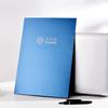 Carpeta de una página tamaño A4 Firma de Contrato Se puede imprimir con LOGOTIPO Bolsita para Archivo Estampado en Caliente Perlado Carpeta de Almacenamiento Personalización