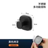 Gancho de Ventosa de Acero Inoxidable Transfronterizo, Gancho Metálico Cuadrado para Ropa de Baño Montado en Pared sin Taladro