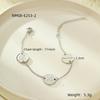 Pulsera de acero inoxidable transfronteriza con soporte de tarjeta redonda árabe, grabado de acero de titanio, mismo estilo para hombres y mujeres, no se decolora, versátil