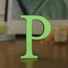 Pegatinas de pared creativas con letras en inglés de EVA luminosas 3D para decoración del hogar, novedosas y transfronterizas