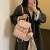 Mochila de Patrón Diamante de Alto Valor Estilo Coreano 2026 Nueva Versátil para Viajes y Uso Diario Bolso de Mano/Hombro Único de Moda
