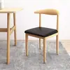 Silla de Comedor Minimalista Nórdica con Respaldo, Taburete para Estudio, Silla de Escritorio para Estudiantes, Uso en Dormitorio y Hogar, Silla de Cuerno de Hierro y Madera Sintética