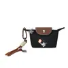 Mini Bolso Lindo para Mujer con Diseño de Nicho, Bolso Dumpling, Monedero, Portamaquillaje, Estuche para Auriculares, Llavero, Colgante para Bolso, Bolso Croissant