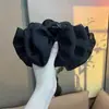 Retrô e Fresco ~ Presilha de Garra Grande Elegante com Laço de Bolha de Nuvem Grampo de Cabelo Feminino para Parte de Trás da Cabeça Novo Clip de Tubarão