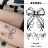 Tatuaje Calcomanía Popular de Medio Brazo con Forma de Lazo Jugo Herbal Semi-Permanente Resistente al Agua y al Sudor Duradero No Reflectante Tatuaje Artificial