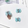 Menina bonita guerreiro unhas jóias coração dragão arco broca de unhas lote misto gelo transparente tridimensional amor diamante decoração de unhas