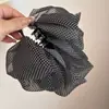 Presilha de Cabelo Fofa com Bolinhas Estilo Coreano para Mulheres, Presilha Banana com Laço para a Parte de Trás da Cabeça, Grampo de Cabelo Torcido para Rabo de Cavalo Meio Preso, Acessórios de Cabelo