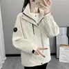 Chaqueta para Mujer Primavera y Otoño Delgada 2025 Nueva Impermeable y Cortavientos Pequeña Desmontable de Una Sola Capa Rompevientos para Pareja