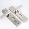 Manija de puerta de acero inoxidable para fabricantes, manija roja antigua, cerradura de manija multifunción, manija de resorte de doble tensión