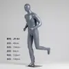 Mannequins Esportivos de Corrida Modelo Fábrica Masculinos e Femininos Expositores de Loja de Roupas Modelos Humanos Falsos Suporte de Exposição para Mannequins de Vitrine