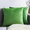 Funda de Almohada Decorativa Hogar Funda de Almohada Decorativa de Terciopelo Escandinavo Ins Color Sólido Terciopelo Holandés Funda de Cojín Venta al por Mayor