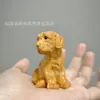 2026 Nuevo Perro Zodiacal Tallado en Madera Transfronterizo Figura Adorno Creativo Mini para Escritorio del Hogar Manualidades