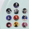 Anime Japonés y Coreano Demon Slayer Broche Divertido Insignia de Metal Accesorios para Ropa Pines de Solapa Patrón Geométrico Redondo Venta al por Mayor de Fábrica