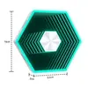 Lámpara de Pared para Dormitorio Luz Nocturna Lámpara Cuántica Hexagonal Luz Ambiental para Sala de Juegos Empalme DIY Panal de Abeja Luz de Captura Fantasma