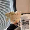 2026 Bolso de Mano Versátil Tejido para Mujer Cruzado al Hombro Cubo Playa Nube Teléfono Bolsa Pequeña Verano