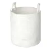 Cesta de Armazenamento Trançada com Corda de Algodão Transfronteiriça da Amazon Cesta para Roupas Sujas Cesta de Armazenamento para Roupas Sujas Cesta de Armazenamento para Desktop