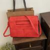 Bolso bandolera simple de color sólido para mujer Bolso casual versátil para primavera y verano 2024 Bolso de mujer de estilo coreano a la moda