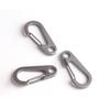 Chaveiro de Aço Inoxidável Fabricado com Precisão EDC Gota d'Água Minimalista Clipe de Metal Durável Camping Pendurar Portátil